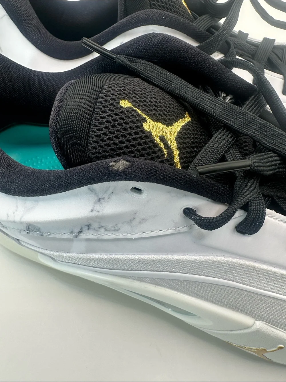 Jordan Zion 4 Men’s White, Black & Gold Low-Top Sneakers FB1802-104